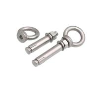 Pernos de expansión de acero inoxidable, 304 Anclajes de pared Pernos hormigón Durabilidad sujeción segura M6-M20(200mm,M14 1Pc)