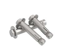 Pernos de expansión de acero inoxidable, Anclaje de expansión perno hexagonal acero inoxidable, manga caída, varios tamaños, paquete 2(M8x60 Pack 30)