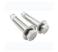 Pernos de expansión de acero inoxidable, Perno de expansión con casquillo hexagonal acero inoxidable 304 for topes velocidad, paquete 6 tamaños múltiples(80mm,M12 1PC)