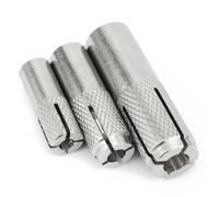 Pernos de expansión for anclaje de pared, tapones for tubos de expansión internos de acero inoxidable 304, M6-M16, pernos de anclaje de impacto de impacto de inserción directa(M12,5pcs)