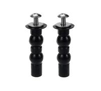 Pernos de expansión para el asiento del inodoro 2 tornillos de expansión for asiento de inodoro, fijación superior, bisagra de repuesto, perno de expansión, accesorios for tapa de inodoro.