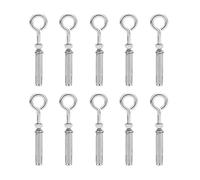 Pernos de expansión, pernos de anclaje, Expansion Eye Bolts Pack Of 10 M6x40mm 304 Stainless Steel Silver