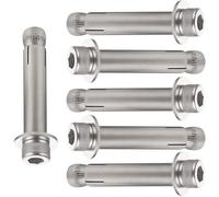 Pernos de expansión, pernos de anclaje, Stainless Steel Expansion Anchor Bolts Silver M8 (50-150mm) Pack Of 6(M8*150 6pcs)