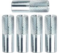 Pernos de expansión, pernos de anclaje, Threaded Expansion Anchor Bolts With Screw Nuts And Sleeve Multiple Sizes Pack Of 5(M12/5 Pieces)