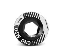 Pernos de fijación de brazo de manivela de bicicleta M20, tornillo de manivela de bicicleta de montaña, tapa de soporte de bicicleta de carretera, tratamiento de aleación de aluminio, kit de cierre de