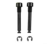 Pernos de freno de disco de aleación con profundidad de rosca consistente para montaje de pinza de freno SRAM en marcos con IS o montaje plano (negro)