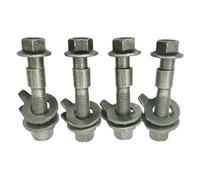 Pernos de inclinación,Herramienta de alineación de inclinación,Perno de inclinación del tornillo del vehículo - 4X Tornillos de Camber de Rueda Tornillo Excéntrico de Camber, Kit de Pernos de Camber A