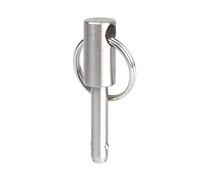 Pernos de liberación rápida acero inoxidable 304, pasador bloqueo bola, 1 unidad VCN115.. Pasador niquelado 10 mm(VCN115.1 10 85mm)