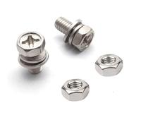 Pernos De Moto Compatible Con 2 Juegos De Tuercas Y Tornillos Universales Para Terminal Batería Motocicleta Para M5x10mm M6x12mm Piezas Repuesto Para