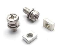 Pernos De Moto Compatible Con 2 Juegos De Tuercas Y Tornillos Universales Para Terminal Batería Motocicleta Para M5x10mm M6x12mm Piezas Repuesto Para