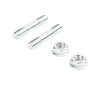 Pernos de motosierra, paquete de 4 tuercas de barra de motosierra y pernos de pernos para sierra de cadena SX62 62Cc, piezas de repuesto de acero al carbono medio M8 x 42 mm