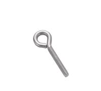 Pernos de ojo con arandelas tuercas, pernos roscados, tornillo oveja acero inoxidable 304, gancho cerrado/perno anillo elevación M3M4M5M6M8M10(10pcs M5x16)