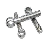 Pernos de ojo de pez de acero inoxidable, 5/2/1 PCS 304 Pernos de argolla de enlace de anillo de acero inoxidable M5 M6 M8 M10 M12(M8-35mm(5PCS))