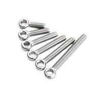 Pernos de ojo de pez de acero inoxidable, Perno de argolla de acero inoxidable 304 GB798 DIN444 M5-M16(M6x35 5pcs)