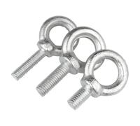 Pernos de ojo M6 M8 M10 M12 M14 M16 M18 M20 Galvanizado anillo redondo gancho perno cáncamo Fasterners(M12x60mm-1pcs)