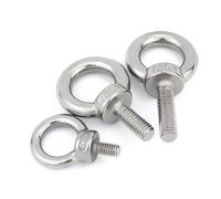Pernos de ojo metálicos de alta resistencia, Pernos de argolla de elevación Acero inoxidable 304 M4 10-60 mm 2-5 piezas 11x19x4 mm(3pcs,M4*40)