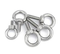 Pernos de ojo metálicos de alta resistencia, Pernos de argolla de elevación Acero inoxidable 304 M4 10-60 mm 2-5 piezas 11x19x4 mm(5pcs,M4*20)