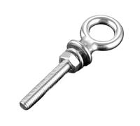 Pernos de ojo para elevación, Perno de argolla de elevación con collar de acero inoxidable 316 M6 M8 M10 M12 con arandela y tuerca for barcos(M6 x 40)