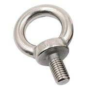 Pernos de ojo para elevación, Perno de argolla de elevación de acero inoxidable 304, varios tamaños, orificio de bucle de anillo marino for cuerda de Cable(M20,18MM-1 PCS)