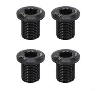 Pernos de plato de aleación Ti para bicicletas de carretera para UT6800 para R8000 R9100 para DA9000, 4 piezas, tamaño M8 (negro)