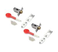 Pernos De Puerta Embutir Con Llave Estrella Pernos Estante Seguridad Antirrobo Cerradura Embutir Seguridad Duradera Para Ventana 2 Uds.