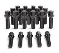 Pernos de Rueda Compatible Con Para Golf Para Tiguan Para Passat Pernos De Rueda De Coche M14x1.5 40mm 45mm Vástago Juego Pernos Rueda Tuerca Para Cubo Neumático(45mm)