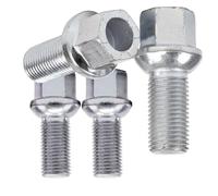 Pernos de Rueda Compatible Con Para Tiguan 2016 Para Touran 2003-2015 Pernos Rueda Coche 4 Piezas Pernos Rueda 28 Mm Tuerca Para Cubo Y Orejeta Para Juego Pernos