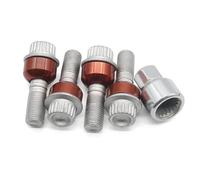 Pernos de rueda Compatible con Porsche para Cayenne M14 x 1,5 Tornillos rueda con dientes móviles de 20 dientes accesorios para coche.