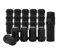 Pernos de Rueda Compatible Con Toyota Para Celica 1993-2020 20x Negro 6 Tuercas De Rueda Estriadas Pernos Para Cubo De Neumático Piezas De Repuesto Para Automóviles