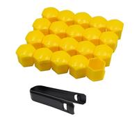 Pernos De Rueda De Acero 20 Unids/set Tapas Para Tuercas De Rueda De Coche Para Pernos 17mm 19mm 21mm Tapones Automáticos Para Ruedas De Aleación Tornillo Cubo Protección Accesorios Coche(color1,21mm)