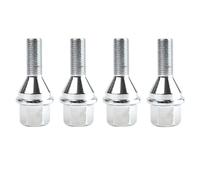 Pernos De Rueda De Acero Compatible Con Jeep Para Compass 2018 2019 2020 2021 2022 2023 2024 6509933AA 6511051AA 611-005 4 Piezas Pernos Rueda Coche M12 × 1,25 28 Mm Perno Tornillo Neumático Cubo Rued