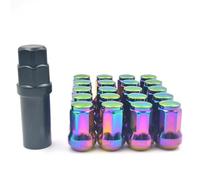 Pernos De Rueda De Acero Compatible Con Mazda 20 Piezas 32mm M12 X 1,5 1,25 Tuercas De Rueda De Coche Tuerca De Bloqueo Cubo De Rueda Tornillo De Neumático Piezas De Repuesto(Color 6,M12x1.25)