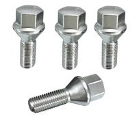 Pernos De Rueda De Acero Compatible Con Serie 3 E21 E30 E36 E46 E90 E92 E93 1975 - 2012 4 Piezas Perno De Tuerca De Rueda Perno Perno De Aleación M12x1.5 Mm Perno Tornillo Neumático De Cubo De Rueda