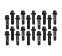 Pernos de Rueda de Bloqueo para Benz CL55, Kit de 20 Tuercas y Pernos de Rueda Negros, Accesorios metálicos OEM: 0009907607