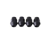 Pernos de Rueda para Coche Rueda Tuerca buje aleación Llanta aluminio M10x1.25/M12x1.5 4 piezas(M10-black)