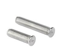 Pernos de soldadura, 304 Stainless Steel M3 M4 M5 M6 M8 Welding Stud for Capacitor Discharge Welding(M8x50-1Pcs)
