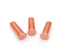 Pernos de soldadura, 5/50pc M3-M8 Carbon Steel Copper Plated Stud Weld Spot Welding(X25mm,M6 10pcs)
