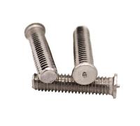 Pernos de soldadura, M3 M4 M5 M6 M8 M10 GB902.3 304 A2-70 Soldadura por puntos pernos acero inoxidable 6 mm, 10 piezas(35mm,M10 5pcs)