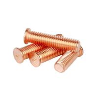 Pernos de soldadura, M3-M8 Stud Welding Screw, Carbon Steel Copper Plated Spot Bolts(M5x40-100pcs)