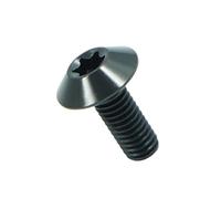 Pernos de titanio M5 M6, tornillos ligeros for bicicleta, motocicleta, accesorios de piezas de bicicleta(Black,20MM_M5)