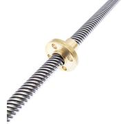 pernos de tornillo de acero inoxidable, Tornillo trapezoidal T8 de 300 mm con tuerca de acero inoxidable 304 for impresora 3D, varios pasos(Helical pitch 12mm)