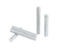 Pernos de varilla roscados en toda su longitud, Varilla Roscada M8 M10 M12 Acero Al Carbono Galvanizada 16-190mm 1-10 Uds(M12x60mm-2pcs)