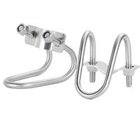 Pernos en U, Fijación doble del tubo andamio de los tamaños la abrazadera M6/M8 U acero inoxidable 304(M8x20x75mm)