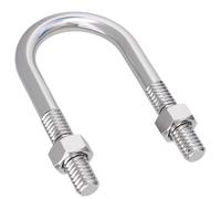 Pernos en U, Pernos en U de acero inoxidable con tuercas Surtido de roscas M20 M24 Múltiples tamaños(M20*273 (1 set))
