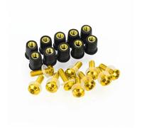 Pernos Fijación Tornillos Y Tuercas Para Parabrisas De Motocicleta Para Aprilia SL1000 Pegaso 650 MANA CAPONORD 1200 Rally FALCO 5 Mm Set Clips Tuercas Carenado
