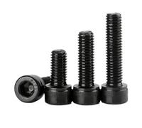 Pernos hexagonales de acero inoxidable negro ss316 tornillo de cabeza cilíndrica m3 m4 m5 m6 m8 m10 m12 (2,M8 x 55 mm)
