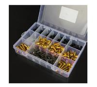 Pernos Kit Sujetador Juego De Tornillos Carenado Y Parabrisas Motocicleta para S1000RR S1000XR S1000R 2009-2025 Kit Pernos M6 M5, Sujetadores Carrocería, Tuercas Completo Tuercas(Oro)