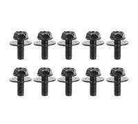 Pernos para carrocería de coche y Clips de tuerca en U, cubierta de motor M6, bandeja inferior, protector contra salpicaduras, parachoques, guardabarros, retenedor, tornillos de remache