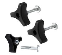 Pernos para Cortacésped, Máquina de Césped Piezas de Repuesto, Tornillo Perno para Cortacésped, Fuerte y Resistente, Se Adapta a La Mayoría de Los Modelos de Cortadoras de Césped, 3 Piezas