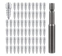 Pernos para Neumáticos Atornillados, 9mm Pernos para Neumáticos de Ruedas para Nieve con Herramienta de Instalación para Automóvil Camión Motocicleta Bicicleta Maletero ATV SUV (100 Piezas)